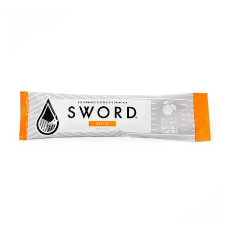 SWORD PERFORMANCE Easy To Tear Drink Mix Powder Stick, Balanced Electrolytes, Orange, 50 PK G400494031